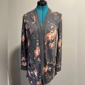 Ladies floral cardigan